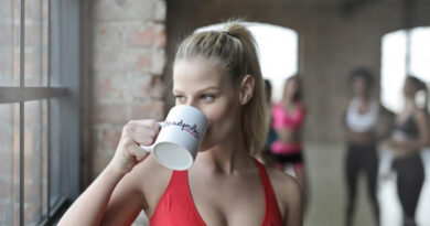 Fit Healthy Lady Drinking Coffee - coffeebeantree.com